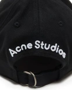 Acne Studios Back Logo Cap Black