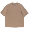 Acne Studios Back Patch Crew Neck T-Shirt Taupe Brown