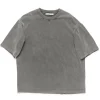 Acne Studios Back Patch Crew Neck T-Shirt Faded Black