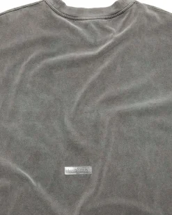Acne Studios Back Patch Crew Neck T-Shirt Faded Black