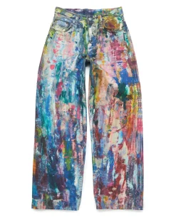Acne Studios Baggy Fit 1981F Jeans Blue/Multi