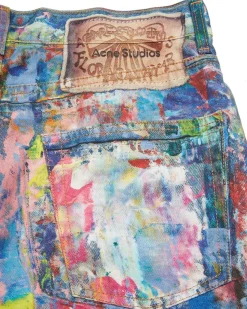 Acne Studios Baggy Fit 1981F Jeans Blue/Multi