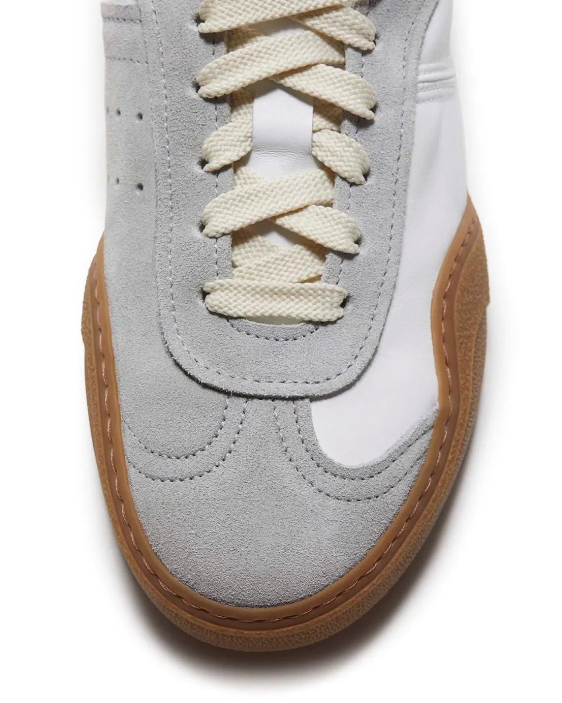 Acne Studios Bars Lace-Up Sneakers M White/Brown