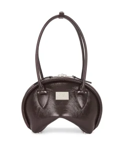 Acne Studios Bowlina Mini Shoulder Bag Chocolate Brown
