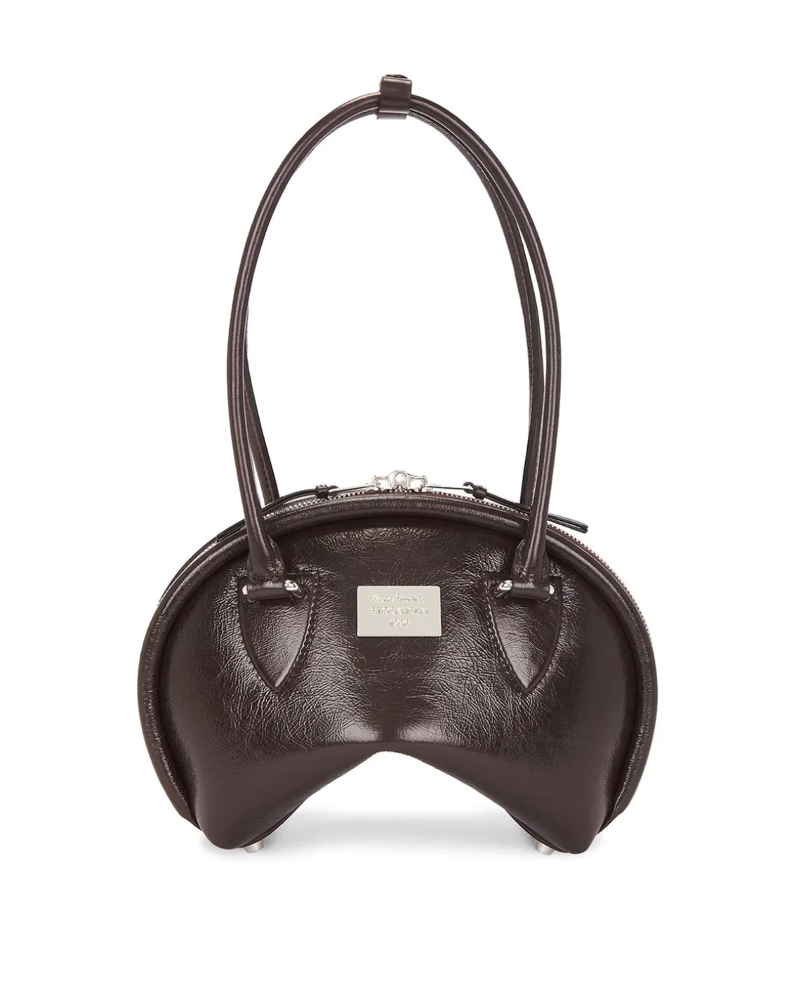 Acne Studios Bowlina Mini Shoulder Bag Chocolate Brown