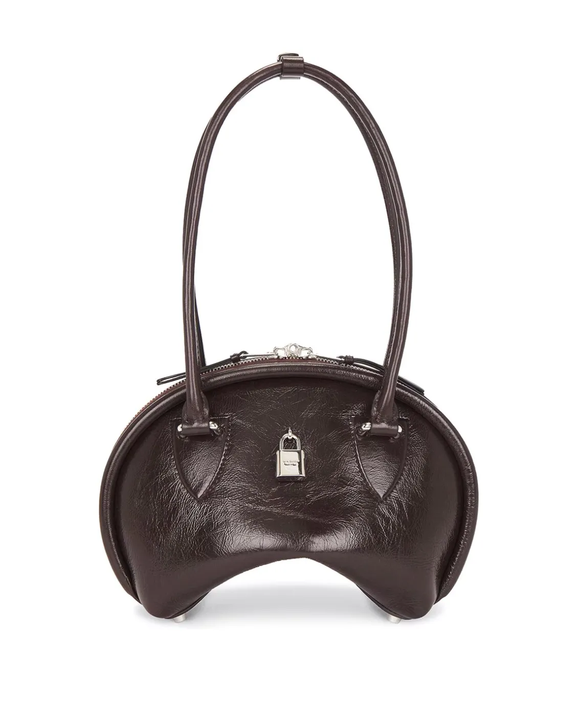 Acne Studios Bowlina Mini Shoulder Bag Chocolate Brown
