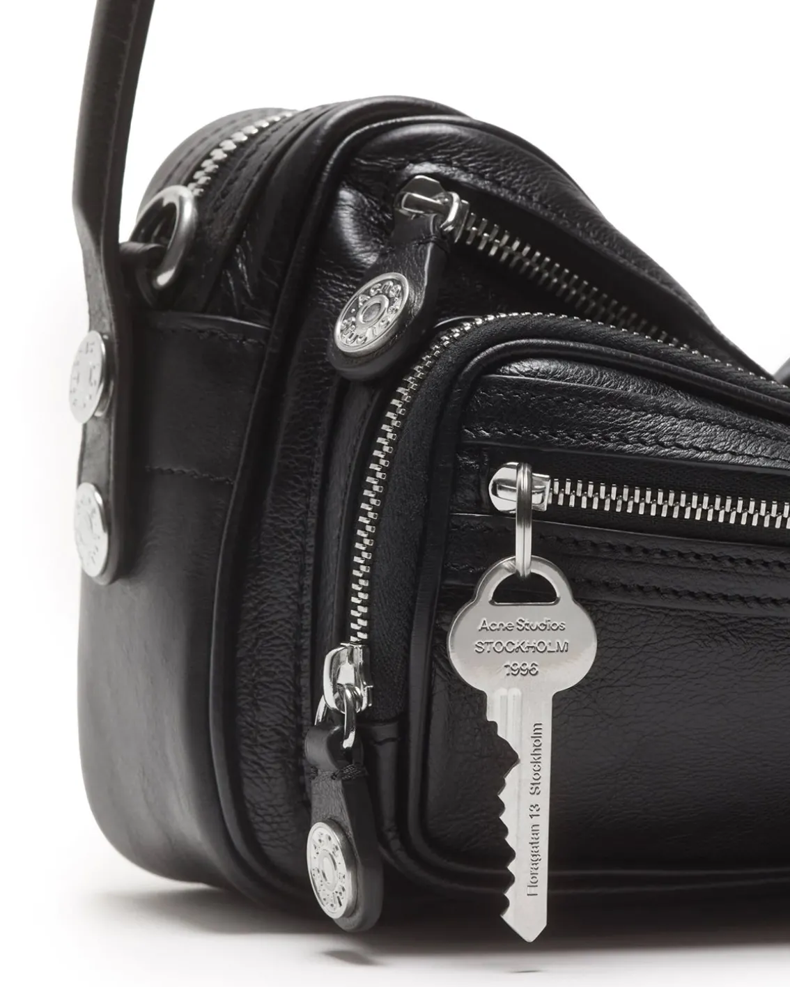 Acne Studios Camero Party Shoulder Bag Black
