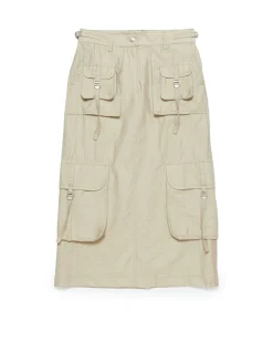 Acne Studios Cargo Skirt Beige
