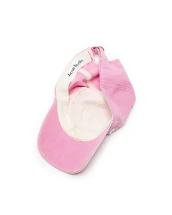 Acne Studios Embroidered Logo Cap Bubble Pink