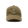 Acne Studios Face Metal Pin Logo Cap Wood Green