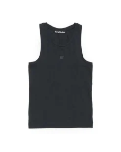 Acne Studios Face Tank Top Black