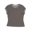 Acne Studios Fitted Back Patch T-Shirt Faded Black
