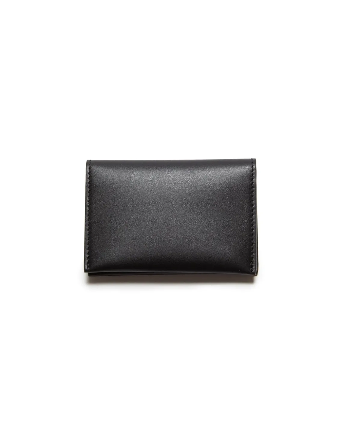 Acne Studios Folded Leather Card Holder Black