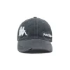 Acne Studios Kappa Carliy Logo Cap Black