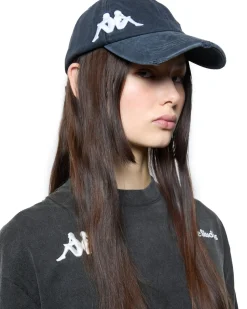 Acne Studios Kappa Carliy Logo Cap Black
