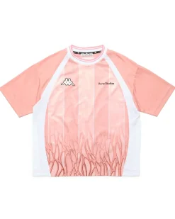 Acne Studios Kappa Enim Football T-Shirt Light Pink/Pink