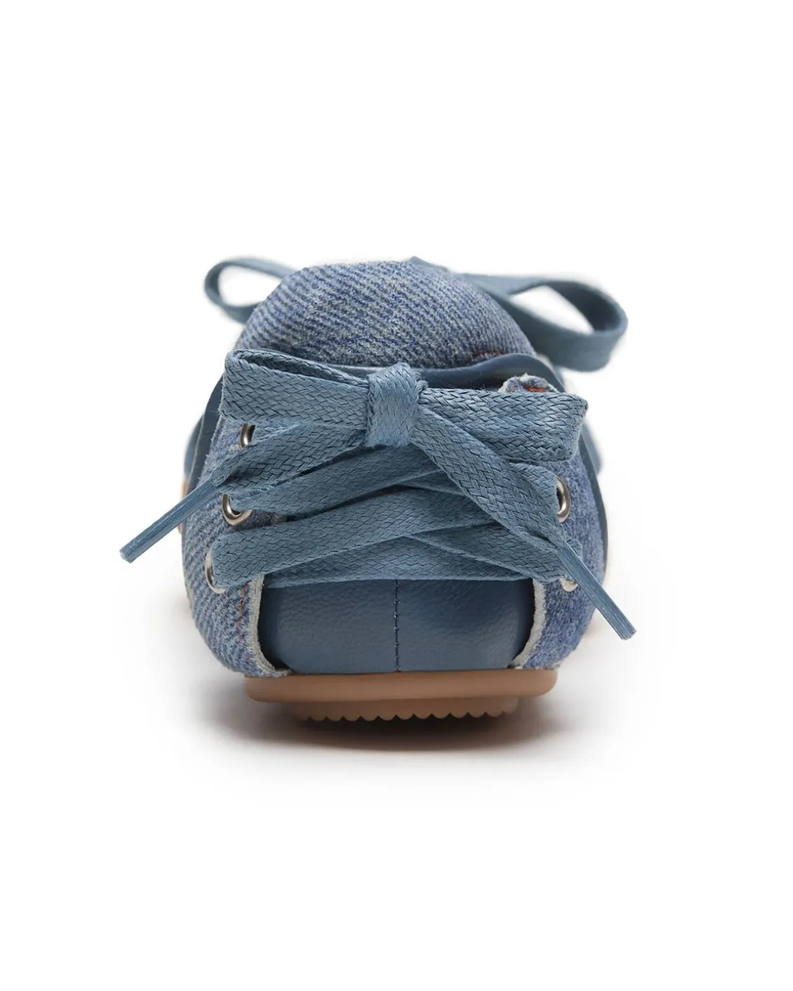 Acne Studios Lace-Up Denim Shoes Light Blue