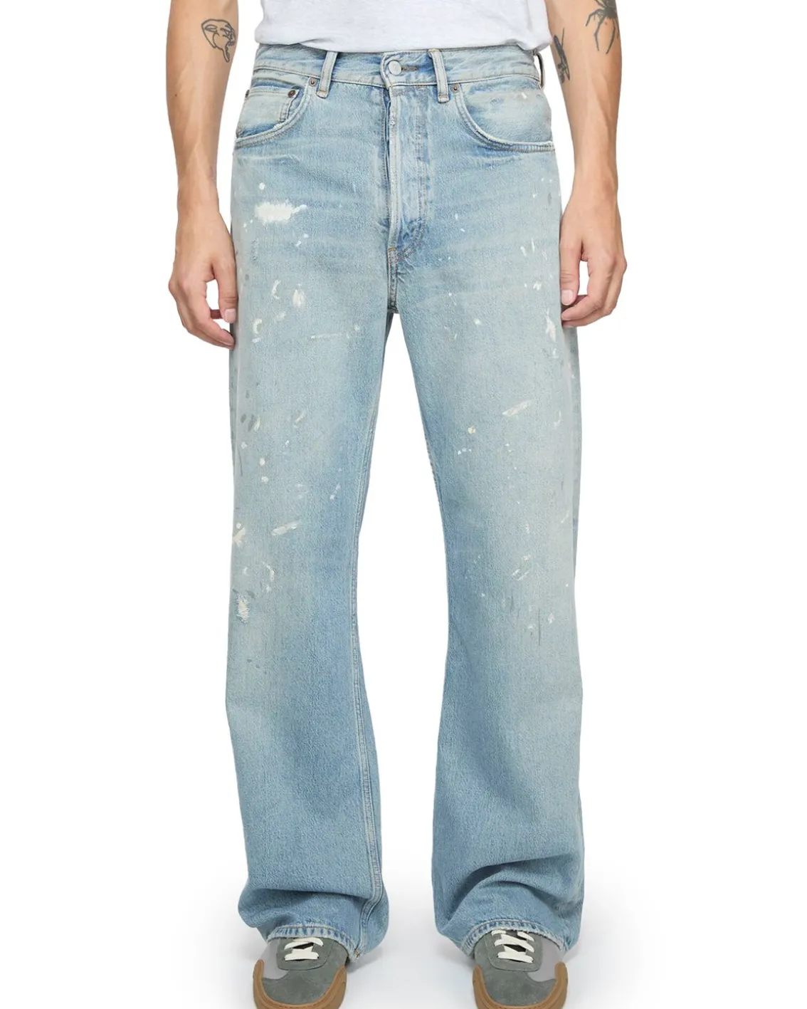 Acne Studios Loose Fit Jeans 2021M Light Blue Trafalgar