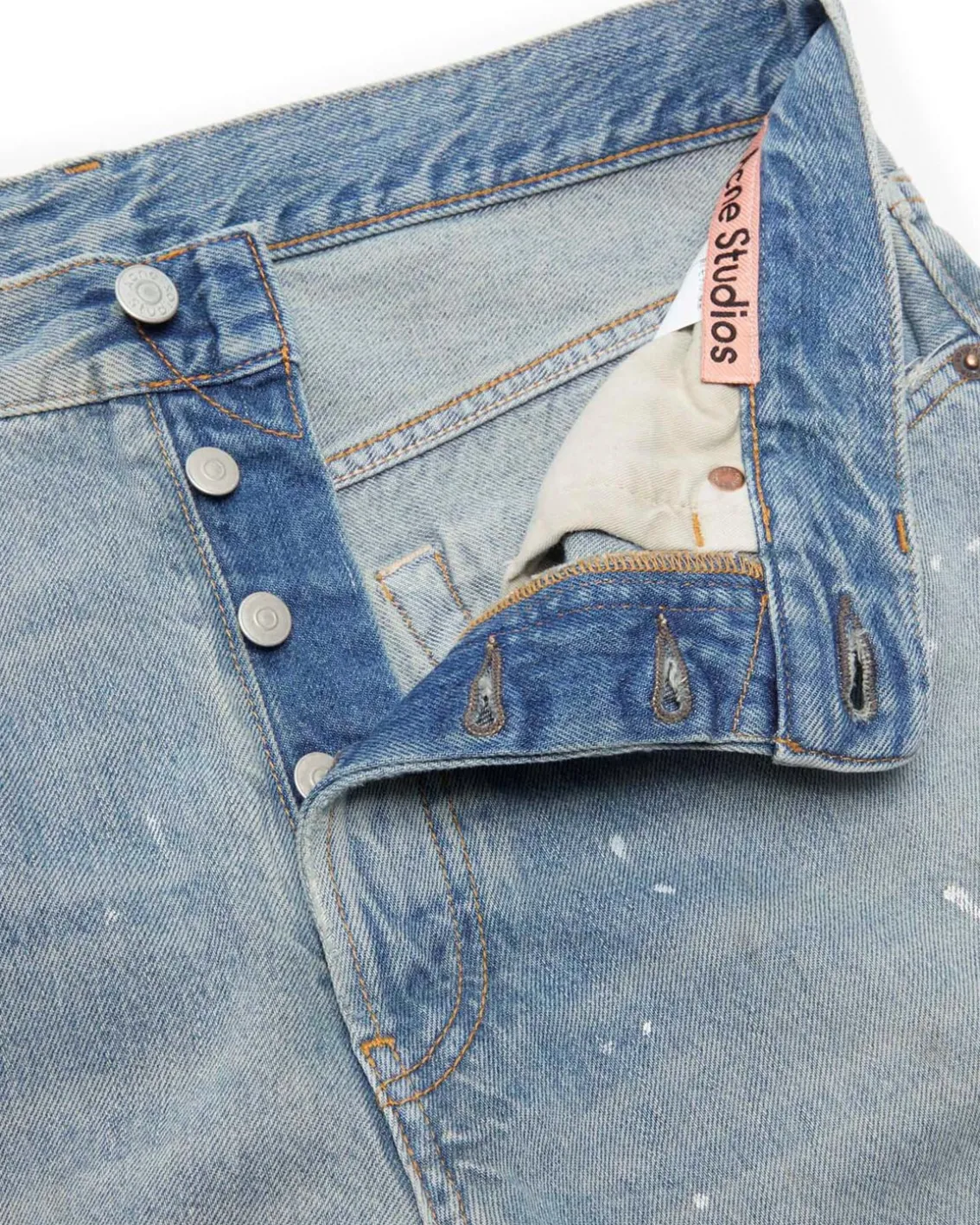 Acne Studios Loose Fit Jeans 2021M Light Blue Trafalgar