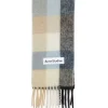 Acne Studios Mohair Checked Scarf Blue/Beige/Black