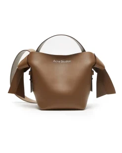 Acne Studios Musubi Mini Shoulder Bag Camel Brown