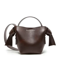 Acne Studios Musubi Mini Shoulder Bag Dark Brown