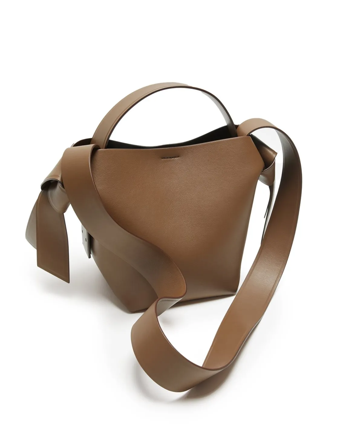 Acne Studios Musubi Mini Shoulder Bag Camel Brown