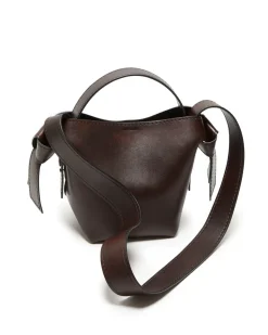 Acne Studios Musubi Mini Shoulder Bag Dark Brown