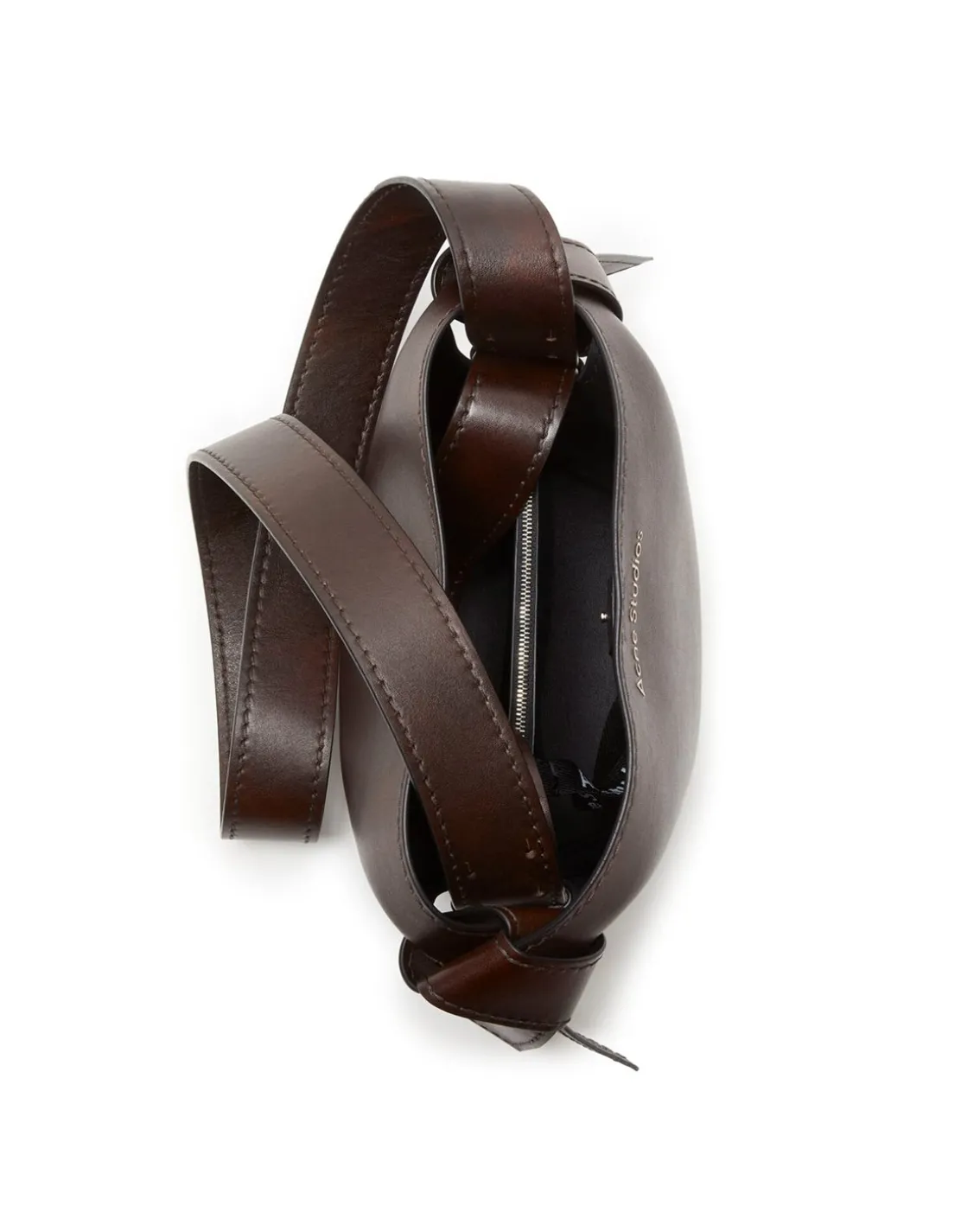 Acne Studios Musubi Mini Shoulder Bag Dark Brown