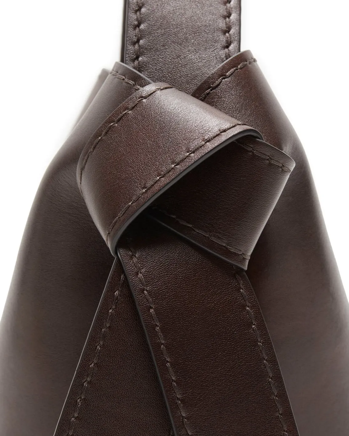 Acne Studios Musubi Mini Shoulder Bag Dark Brown