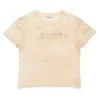 Acne Studios Print Logo T-Shirt Sand Beige