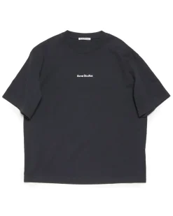 Acne Studios Relaxed Logo T-Shirt Black