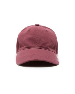 Acne Studios Side Logo Cap Burgundy