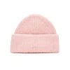 Acne Studios Small Face Logo Beanie Faded Pink Melange