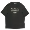 Acne Studios Stamp Logo T-Shirt Faded Black