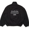 Acne Studios Stamp Logo Zipper Jacket Black