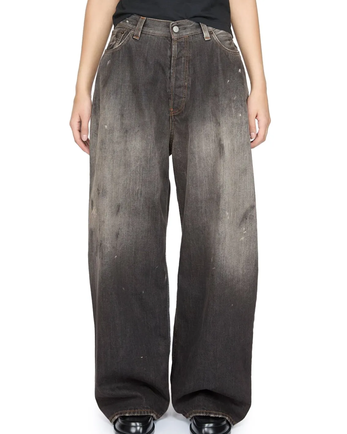 Acne Studios Super Baggy Fit Jeans 2023F Black