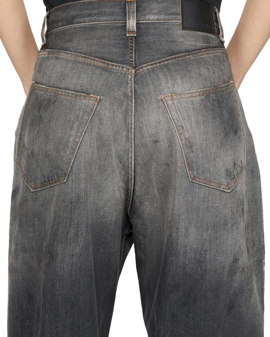 Acne Studios Super Baggy Fit Jeans 2023F Black
