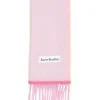 Acne Studios Wool Mohair Scarf Pink