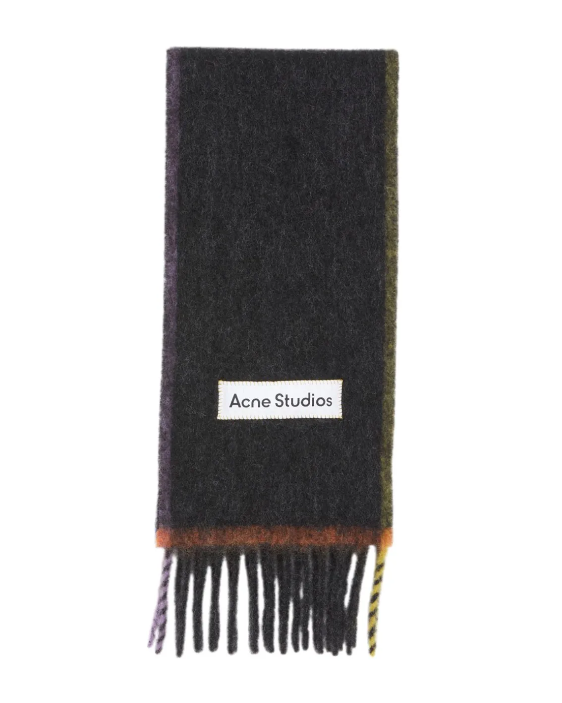 Acne Studios Wool Mohair Scarf Black