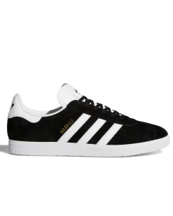 Adidas Originals Gazelle Shoes Core Black/White/Clear Granite