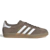 Adidas Originals Gazelle Indoor Shoes Earth Strata/Cloud White/Gold Metallic