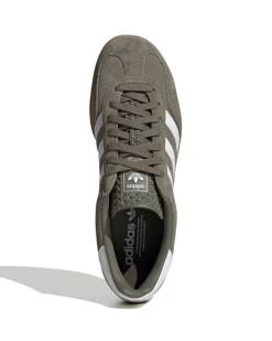 Adidas Originals Gazelle Indoor Shoes Olive Strata/Cloud White/Gold Metallic
