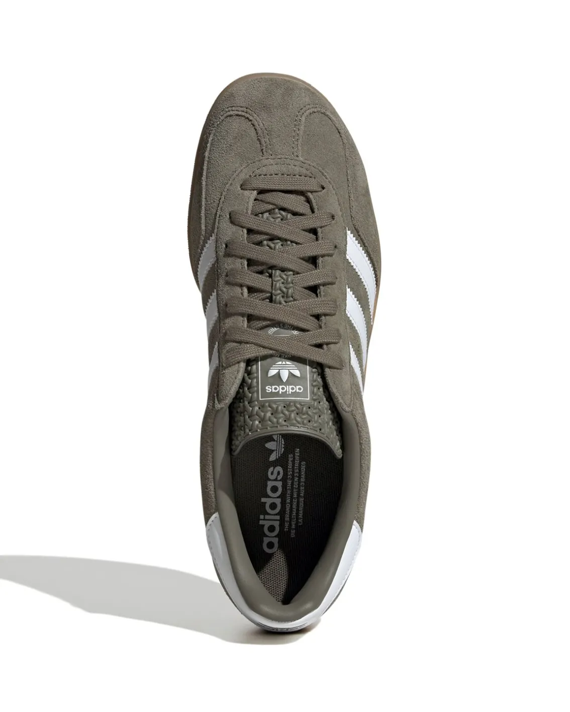 Adidas Originals Gazelle Indoor Shoes Olive Strata/Cloud White/Gold Metallic