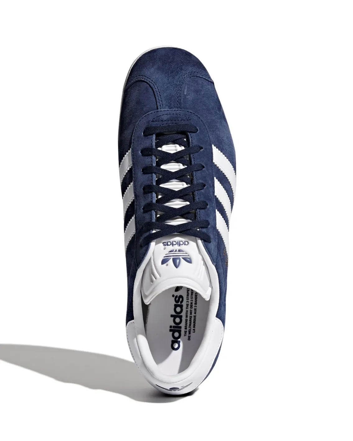 Adidas Originals Gazelle Shoes Collegiate Navy/White/Gold Metallic