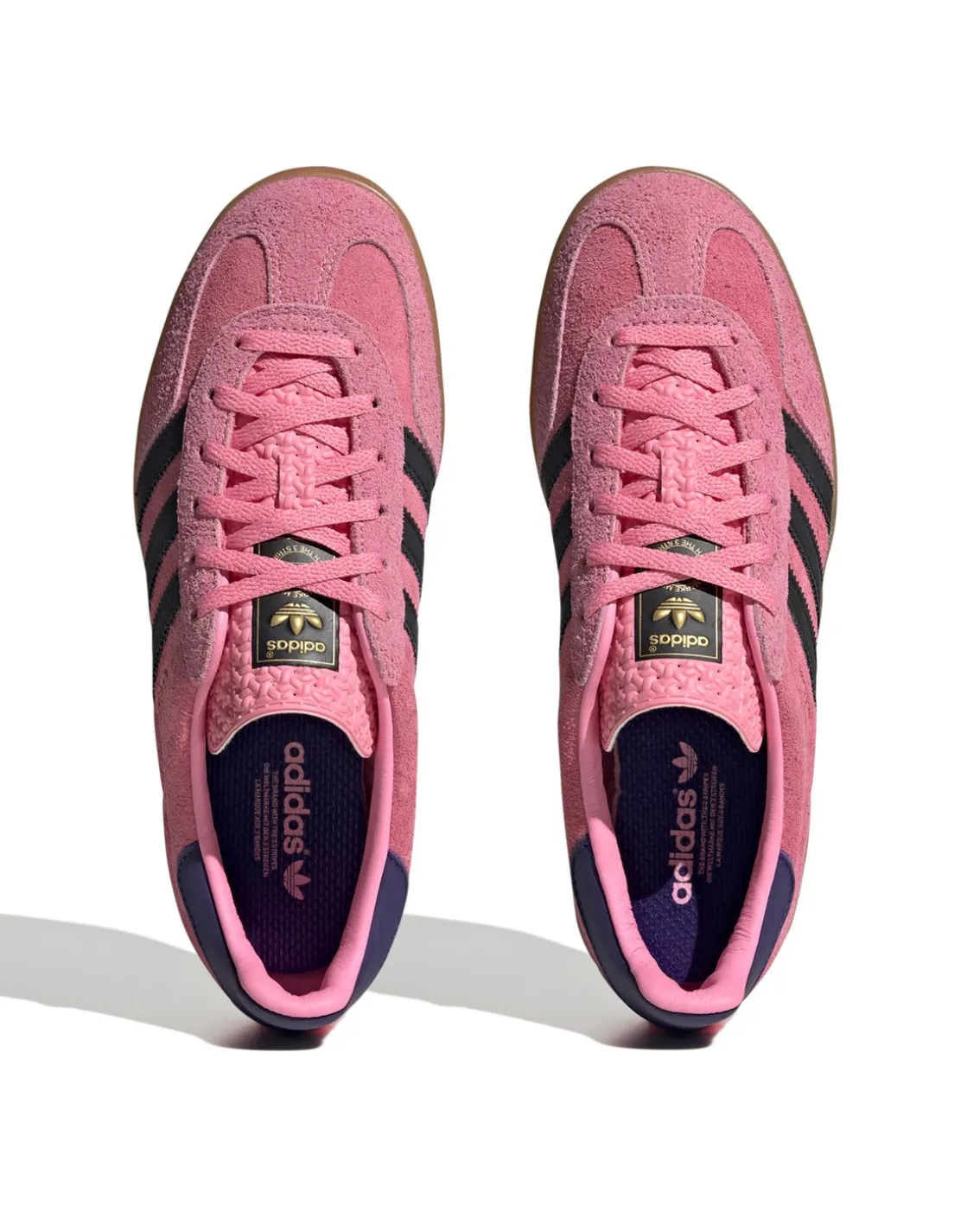 Adidas Originals Gazelle Indoor Shoes W Bliss Pink/Clear Black/Clear Purple
