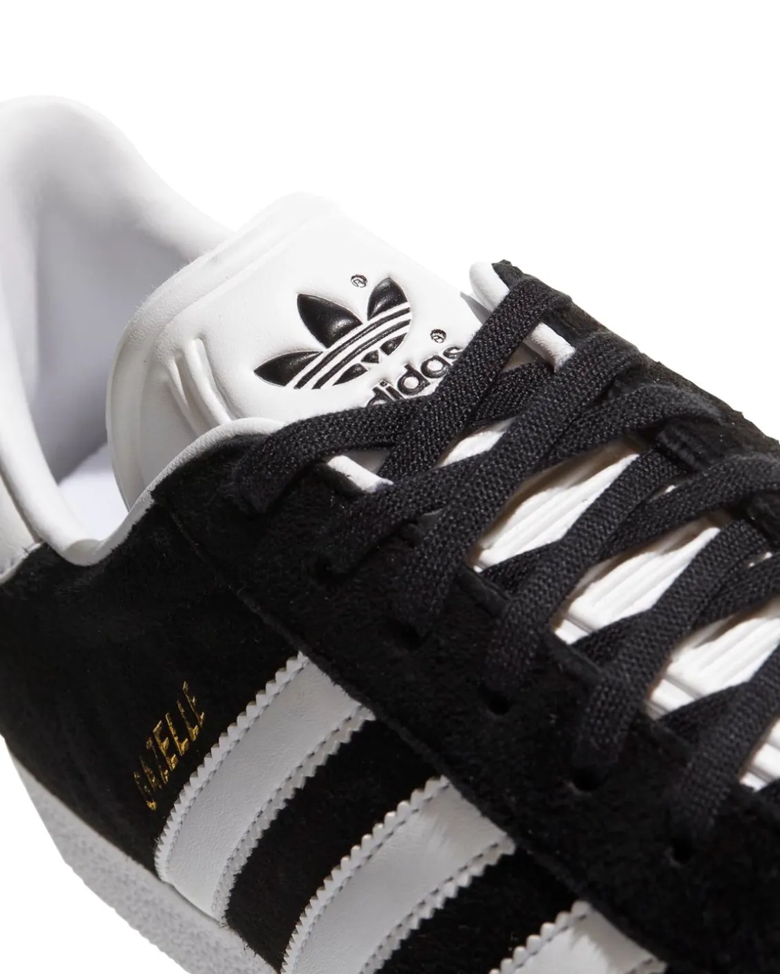 Adidas Originals Gazelle Shoes Core Black/White/Clear Granite