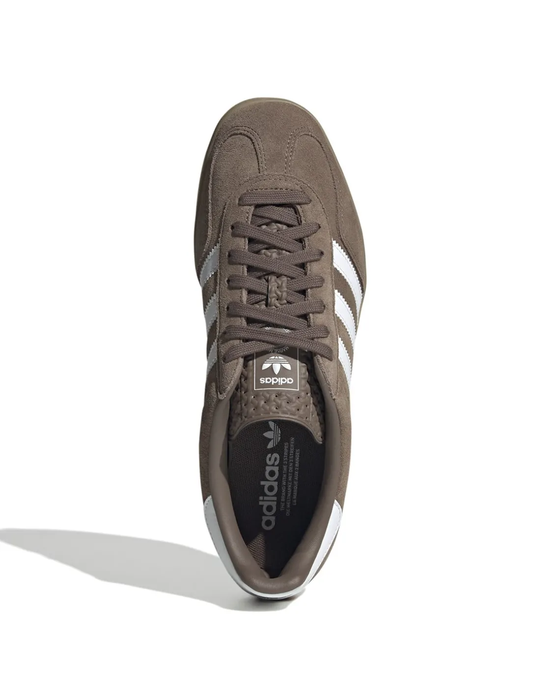 Adidas Originals Gazelle Indoor Shoes Earth Strata/Cloud White/Gold Metallic