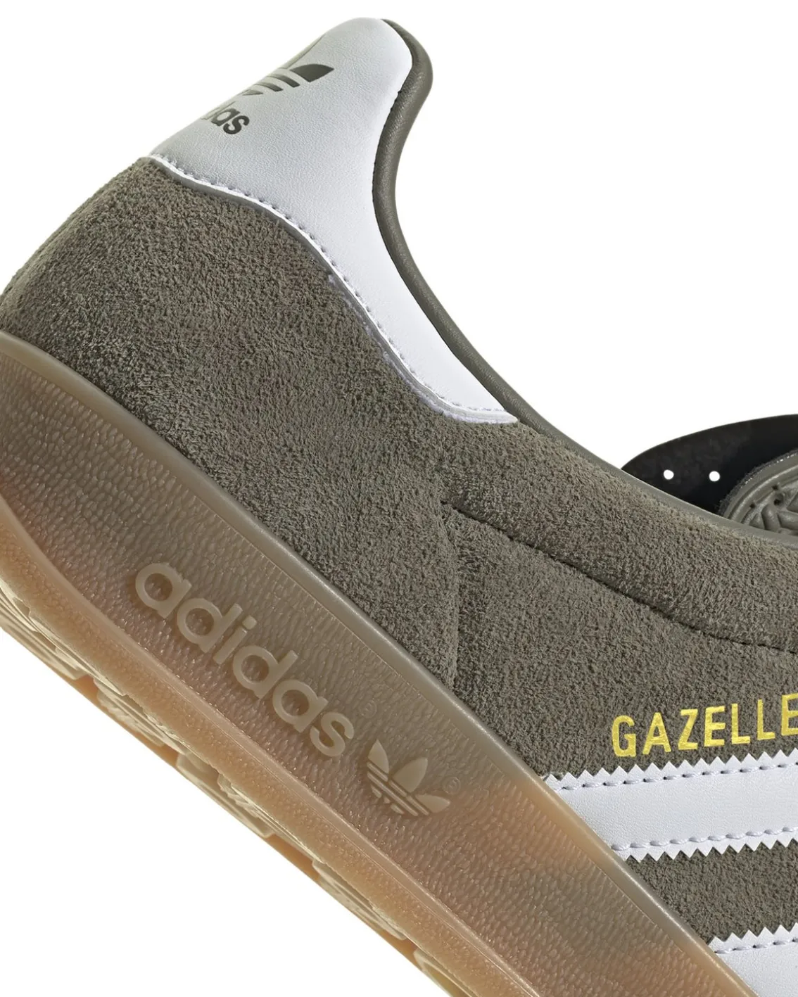 Adidas Originals Gazelle Indoor Shoes Olive Strata/Cloud White/Gold Metallic