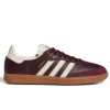 Adidas Originals Samba Og Shoes W Maroon/Cream White/Gold Metallic